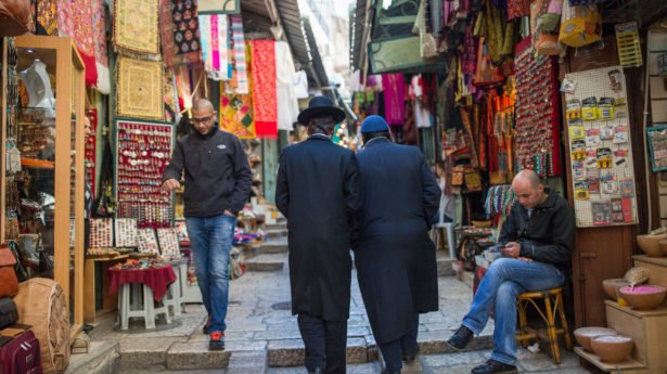 Ortodoxe Juden Alststadt Jerusalem