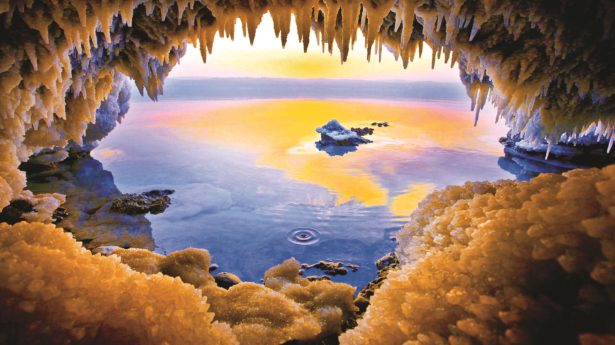 STALACTITES OF SALT
A grotto on still waters