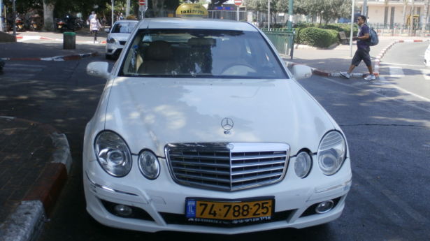 Mercedes Taxi in Israel