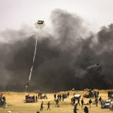 Proteste Gazasstreifen Feuerdrachen