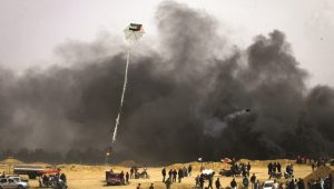 Proteste Gazasstreifen Feuerdrachen