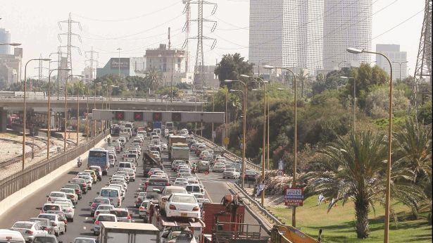 Stau Autos Tel Aviv