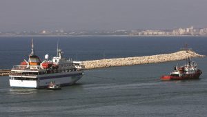 Das berüchtige Mavi Marmara Schiff der ersten Gaza-Flotille