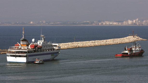 Das berüchtige Mavi Marmara Schiff der ersten Gaza-Flotille
