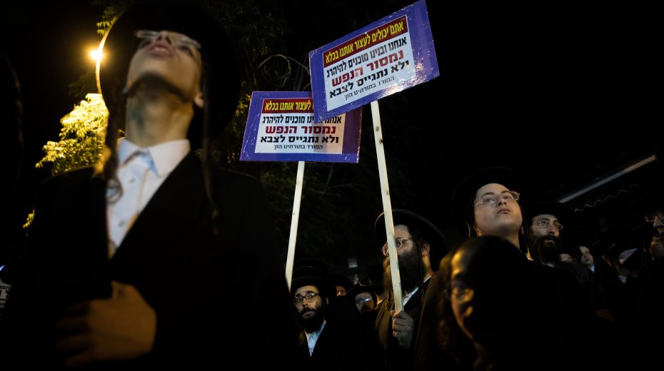 Protest, Orthodoxe Juden