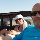 Im Sinai mit dem Pickup Truck unterwegs.