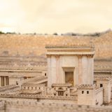 Modell des Tempels im Jerusalemer Israel Museum