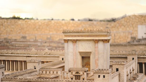 Modell des Tempels im Jerusalemer Israel Museum