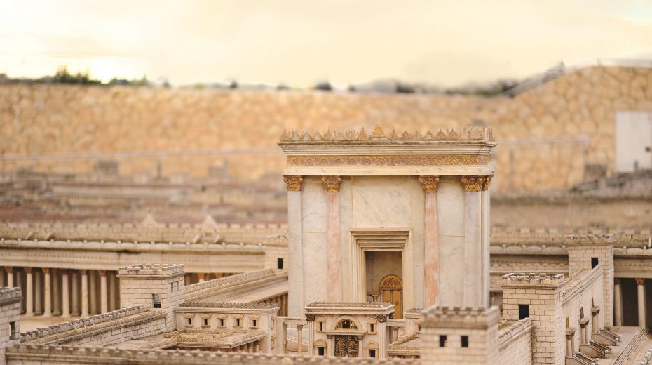 Modell des Tempels im Jerusalemer Israel Museum