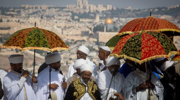 Äthiopische Juden feiern ihr Fest in Jerusalem