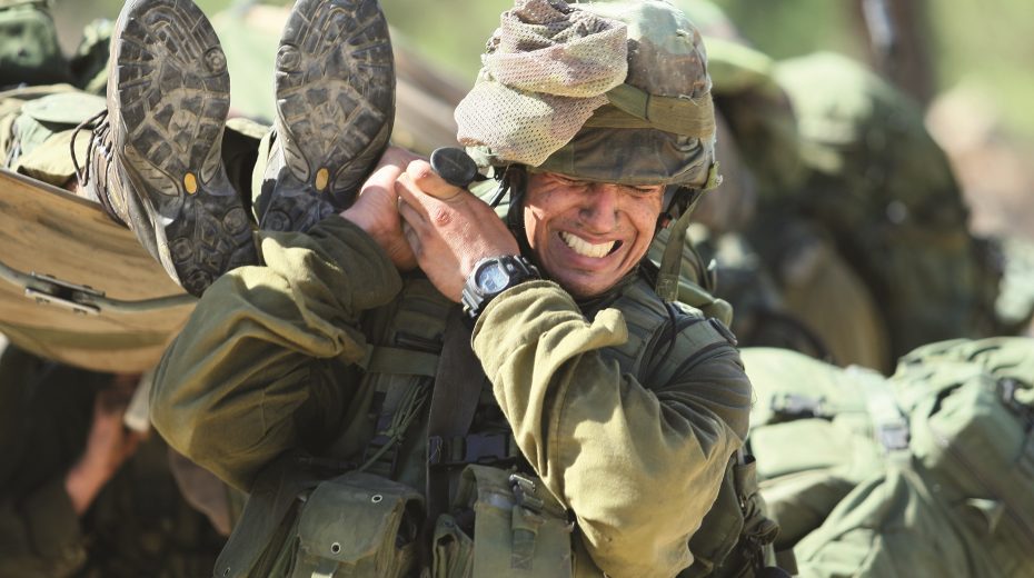 Soldaten bei der Übung