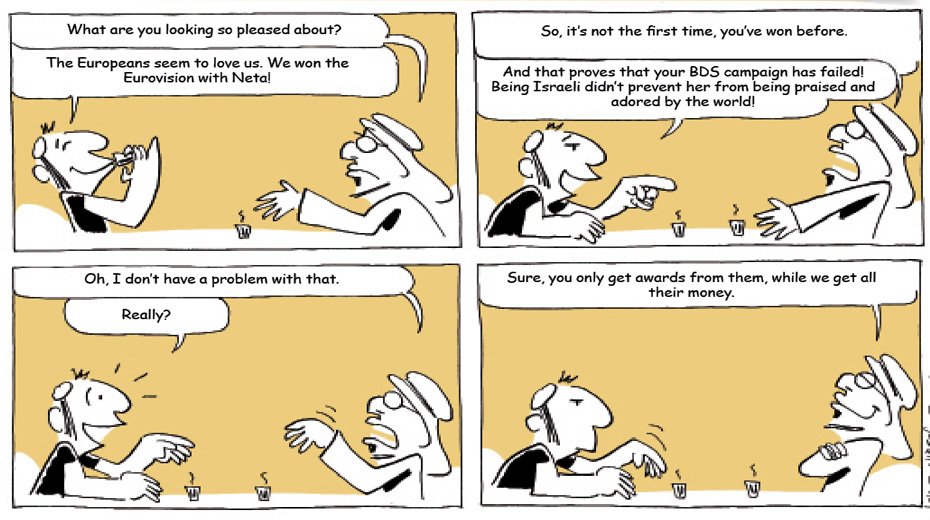 When Yossi and Ahmed Meet Cartoon