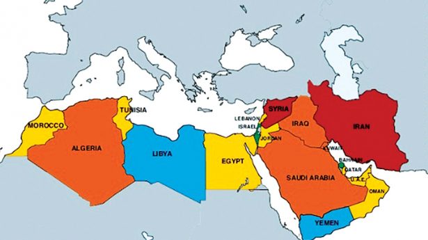 Survey of Middle East Christians Map