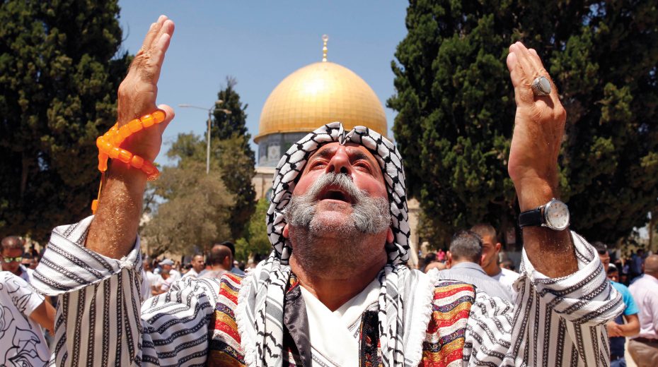 Moslems Gebet Temüpelberg