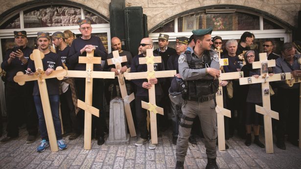 Ostern Jerusalem Altstadt Christen