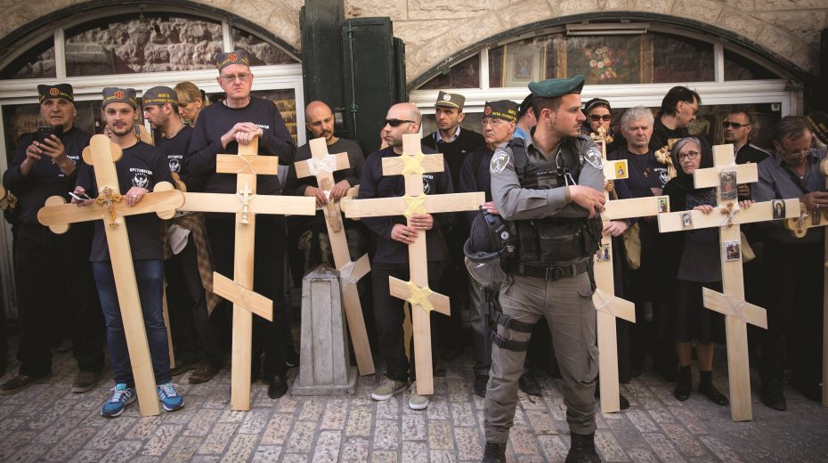 Ostern Jerusalem Altstadt Christen