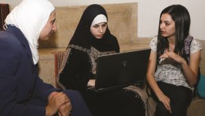 Arabische Studentinnen