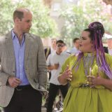 Prinz William und Netta Barzilai