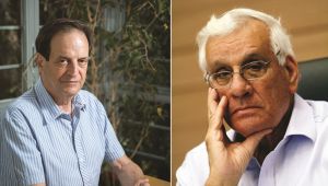 Dan Meridor und Haim Oron
