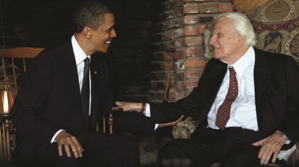 Barak Obama, Billy Graham