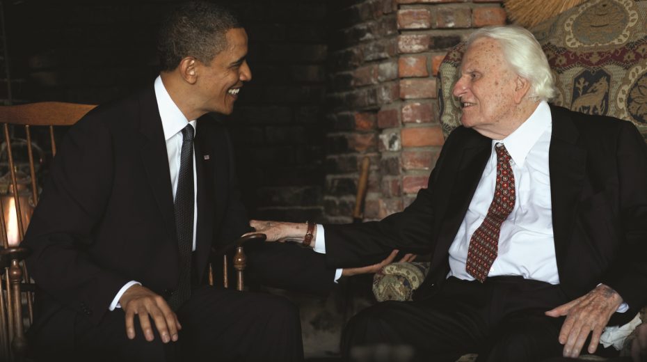 Barak Obama, Billy Graham