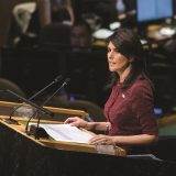 Nikki Haley vor der UN