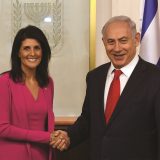 Benjamin Netanjahu und Nikki Haley bei einem Treffen in Jerusalem