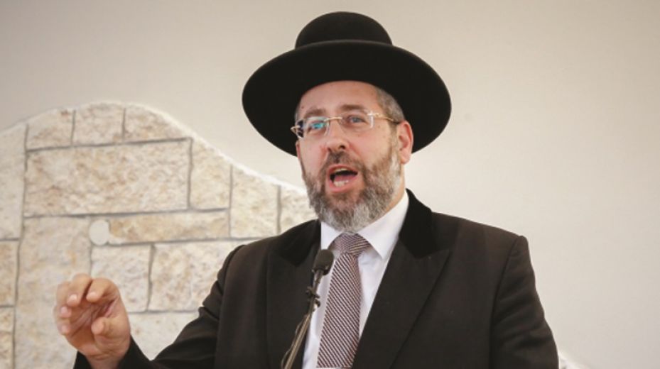 Oberrabbiner David Lau