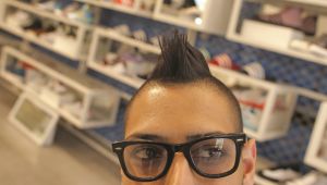 Mann mit Brille