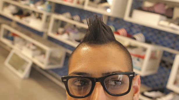 Mann mit Brille