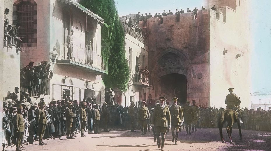 General Allenby in der Altstadt von Jerusalem