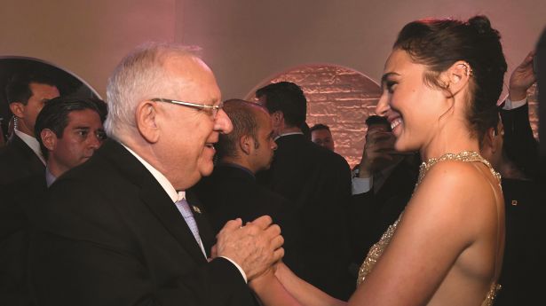 Gal Gadot mit Reuven Rivlin