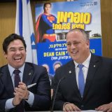 Dean Cain zu Gast in der Knesset