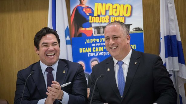 Dean Cain zu Gast in der Knesset