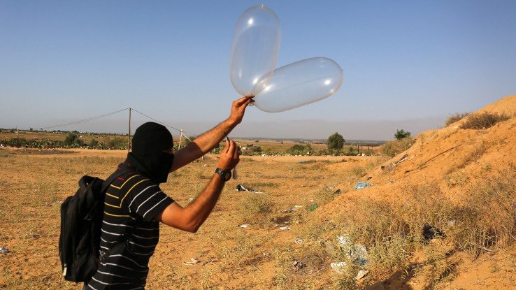 Terror Balloons Start Landing In and Around Jerusalem