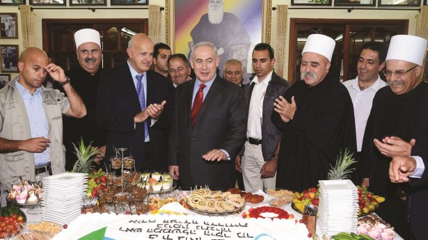 Netanyahu with druze
