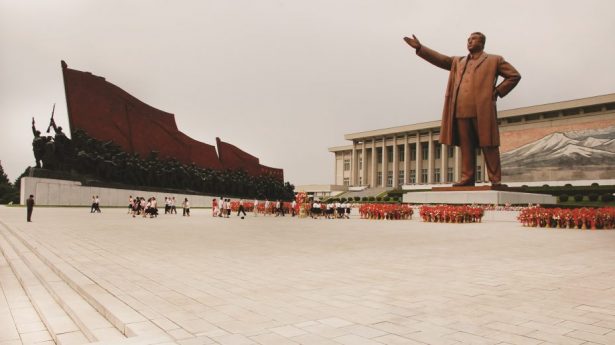 The Grand Monument in Pyongyang