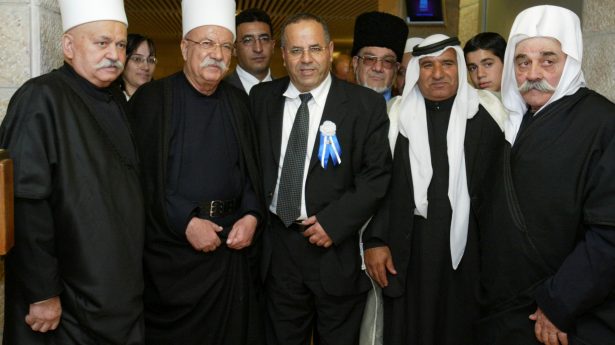 Kara (center) is the first Druze Cabinet minister