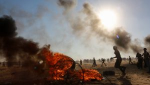 Gaza Unruhen am Grenzzaun