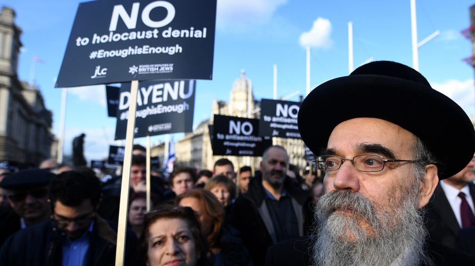 British Jews protest anti-Semitism in the Labour Party