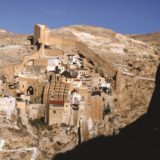 Kloster Mar Saba unterhalb des arabischen Dorfes Ubeidiya