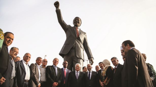 Mandela Statue in Ramallah