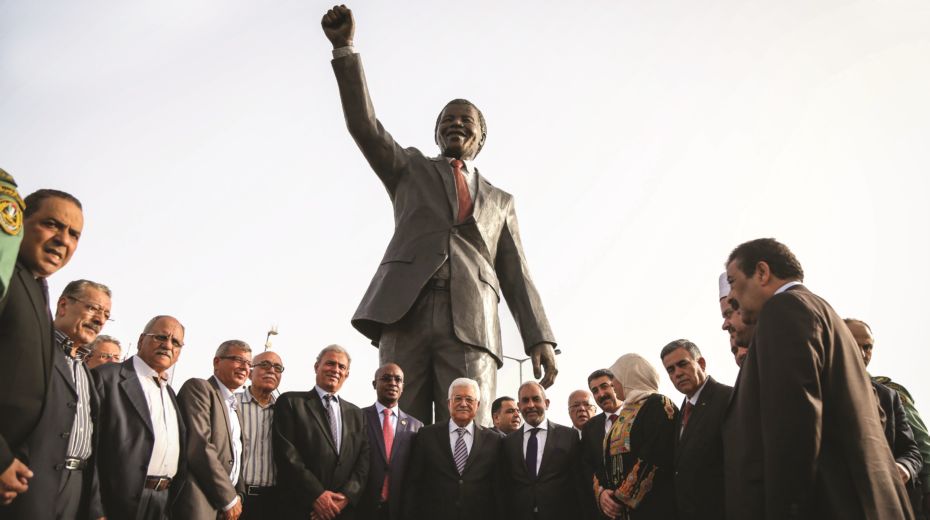 Mandela Statue in Ramallah
