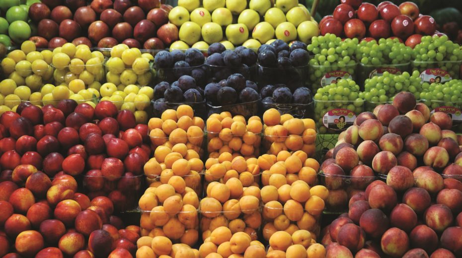 Israelisches Obst auf dem Markt