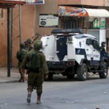 Israelische Sicherheitskräfte nach der Messerattacke in Azzun
