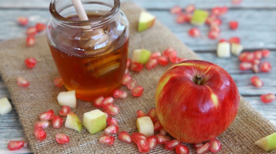 Granatapfel und Honig