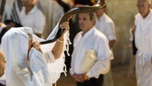 Gebete an der Klagemauer zu Jom Kippur 2018