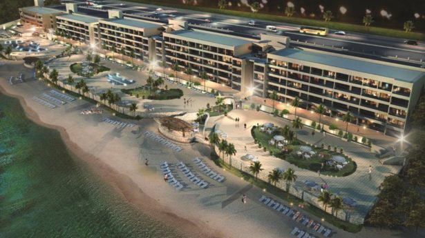 THE BEACHFRONT is a spiffy
part of Gaza rarely seen