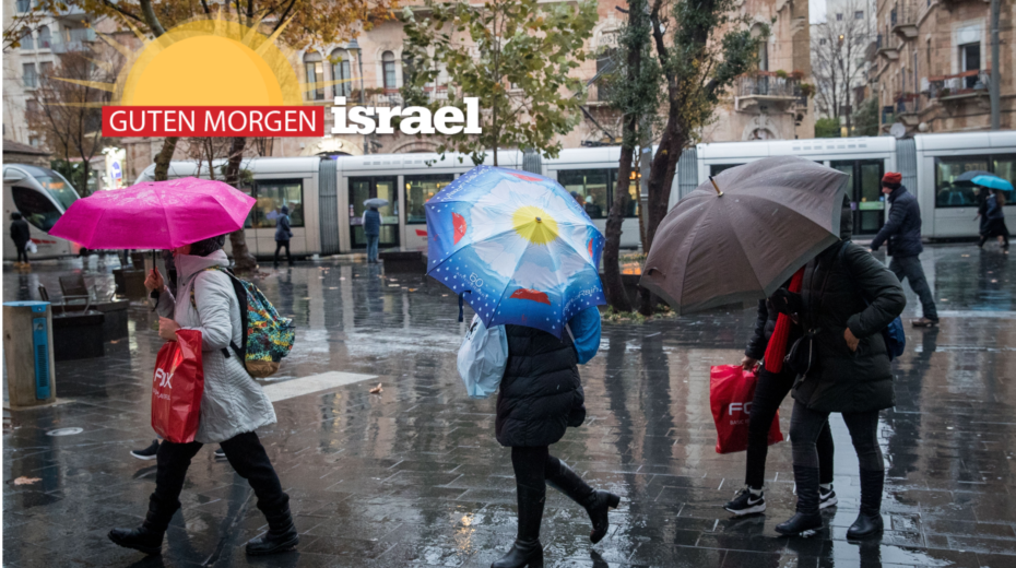 Jerusalem im Regen