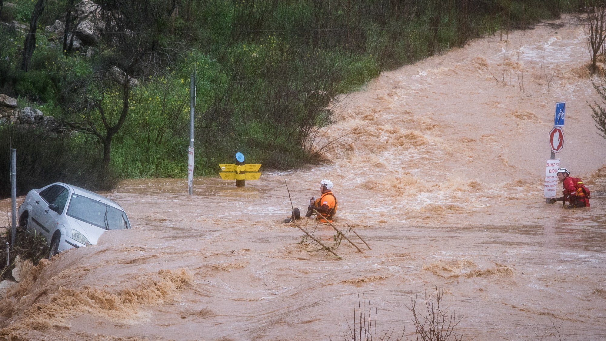 Hochwasser in Israel